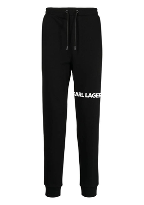 Karl Lagerfeld logo-print track pants - Black
