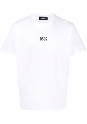 DSQUARED2 logo-print cotton T-shirt - White