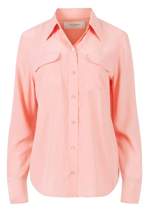 Equipment Signature silk shirt - Pink