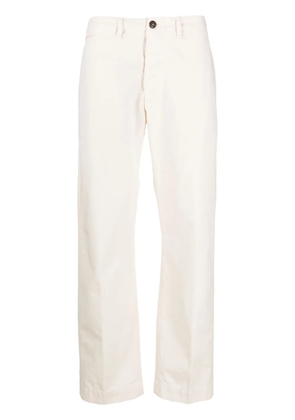 Fay tapered-leg chino trousers - Neutrals