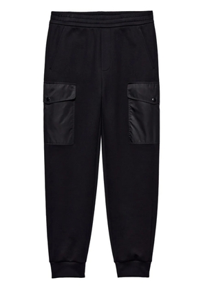 Prada Re-Nylon-detail cotton track pants - Black