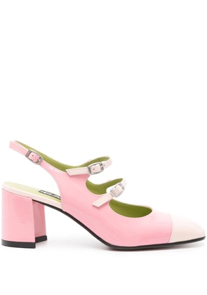 Carel Paris 60mm Papaya patent-leather pumps - Pink