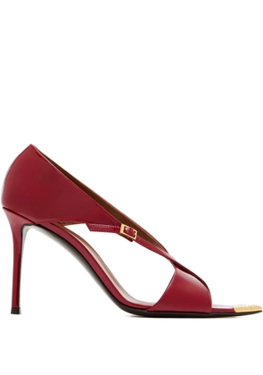 Giuseppe Zanotti 90mm Intriigo Croisée Crystal sandals - Red