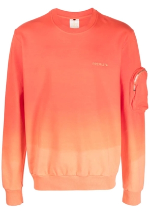 Premiata logo-print gradient sweatshirt - Orange