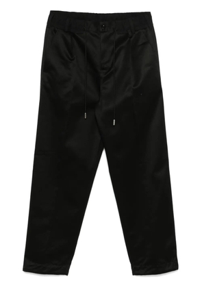 sacai tapered trousers - Black