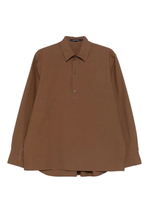 Sofie D'hoore button-placket shirt - Brown