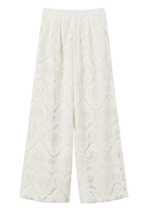 TWINSET lace trousers - White