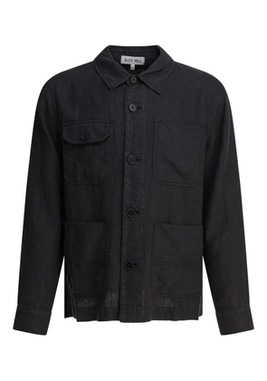 Alex Mill multi-pocket linen shirt jacket - Black