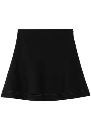 Burberry zip-fastening high-waist skirt - Black
