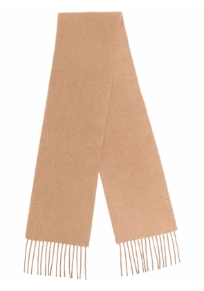 DSQUARED2 fringed camel hair scarf - Neutrals