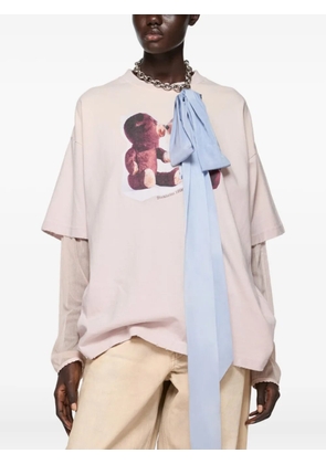 Acne Studios teddy-bear-print T-shirt - Pink