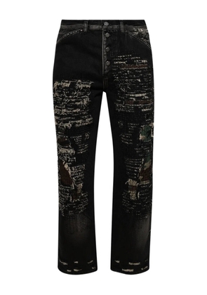 THUG CLUB distressed jeans - Black