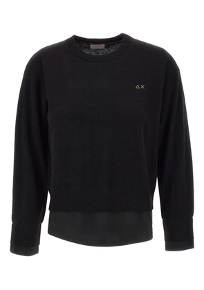 Sun68 logo sweater - Black