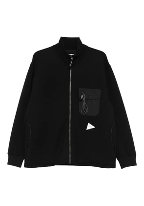 and Wander zip-up sweatshirt - Black