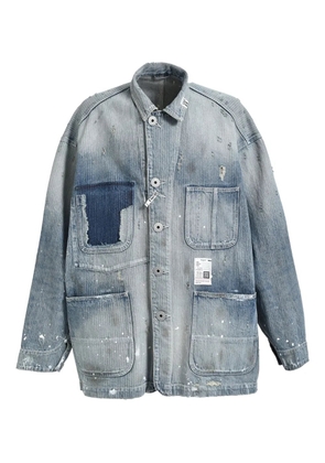 Maison MIHARA YASUHIRO denim shirt jacket - Blue