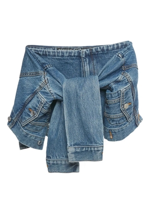 Alexander Wang jacket trims denim trousers - Blue