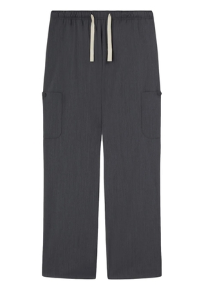 Palm Angels Monogram drawstring-waist trousers - Grey