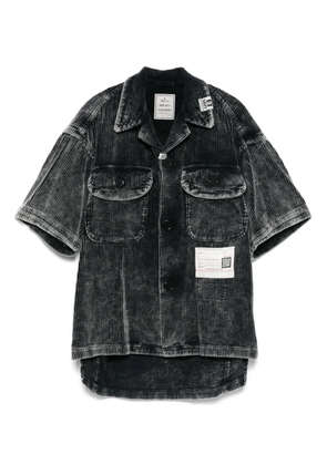 Maison MIHARA YASUHIRO corduroy patch-pocket shirt - Black
