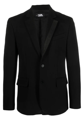 Karl Lagerfeld Punto single-breasted blazer - Black