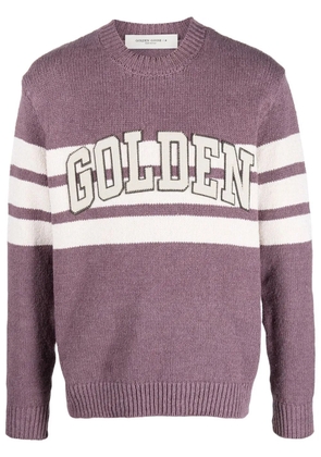 Golden Goose ribbed-knit crew neck sweatshirt - Multicolour