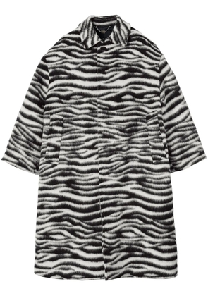 Marc Jacobs The Zebra brushed coat - Black