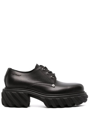 Off-White Exploration leather Derby shoes - Black