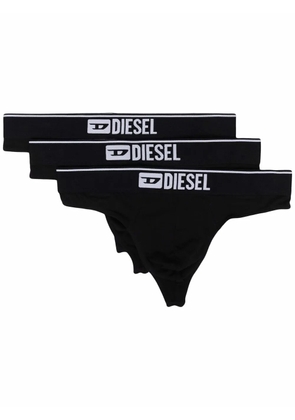 Diesel Umbr-String thongs (pack of three) - Black