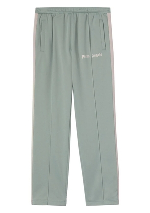 Palm Angels logo-print track pants - Green