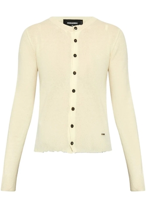 DSQUARED2 crew-neck cardigan - Yellow