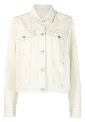 Palm Angels bull denim jacket - Neutrals