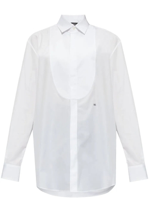 DSQUARED2 bib collar cotton shirt - White
