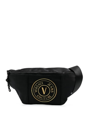 Versace Jeans Couture logo-patch belt bag - Black