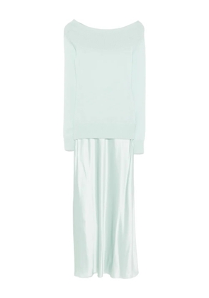 Christopher Esber off-shoulder dress - Green