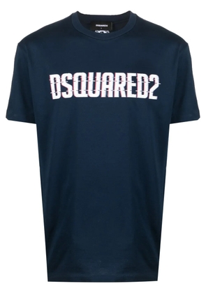 DSQUARED2 logo-print short-sleeve T-shirt - Blue
