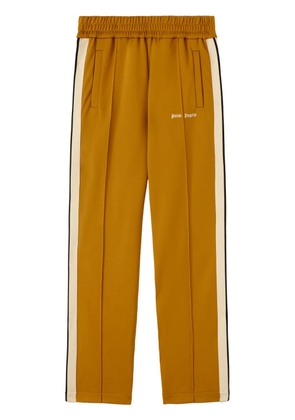 Palm Angels logo-embroidered track pants - Yellow