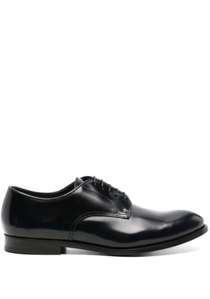 Doucal's leather Derby shoes - Black