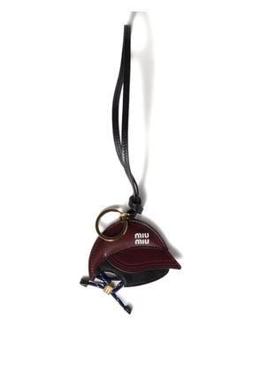 Miu Miu leather keyring - Brown