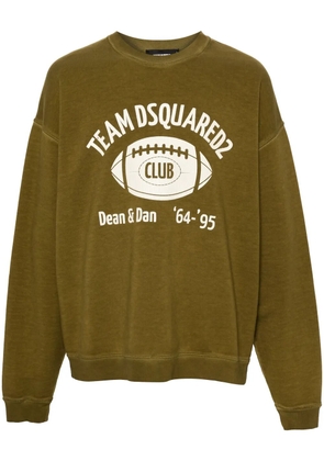 DSQUARED2 crew-neck sweatshirt - Green