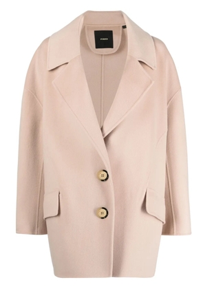PINKO single-breasted wool coat - Neutrals