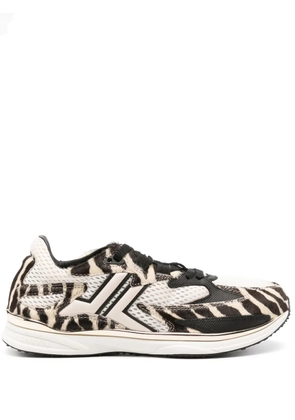 Lanvin logo-embroidered sneakers - Neutrals