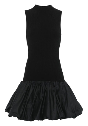 ROTATE BIRGER CHRISTENSEN ribbed-knit mini dress - Black