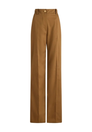 Patou gabardine trousers - Brown