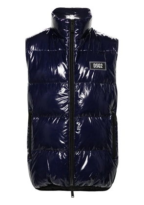 DSQUARED2 Ultra Light down vest - Blue