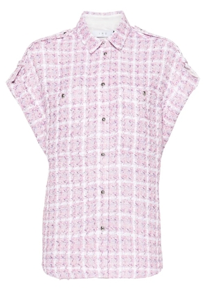 IRO Gilsa blouclé overshirt - Purple