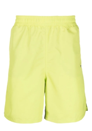 Off-White Diag Surfer striped swim shorts - Green