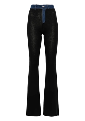 Coperni Second Skin flared trousers - Black