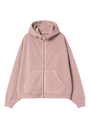 Carhartt WIP Benton zip-up hoodie - Pink