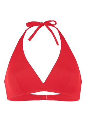 ERES Gang halterneck triangle bikini top - Red
