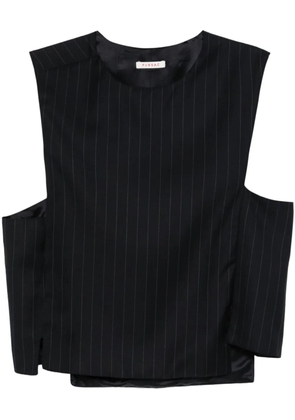 FURSAC striped wool waistcoat - Blue