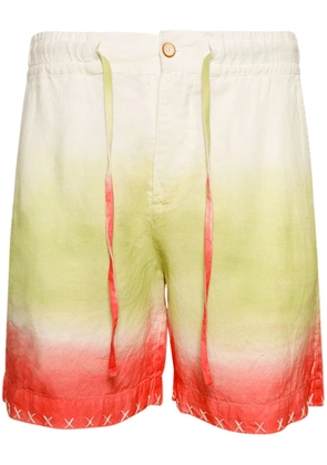 The Elder Statesman Sulfur shorts - White